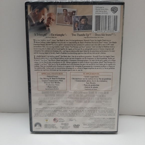 🍒4 for $20🍒 New - Road to Perdition Bilingual DVD Movie - Picture 3 of 4